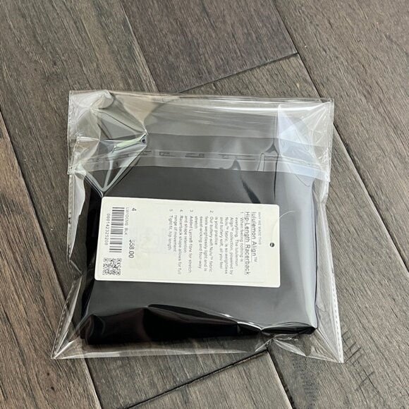 Lululemon NWT Align Hip-Length Racerback Tank Top Black - Picture 10 of 10